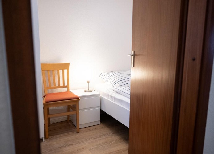 erster Zugang zum Schlafzimmer 