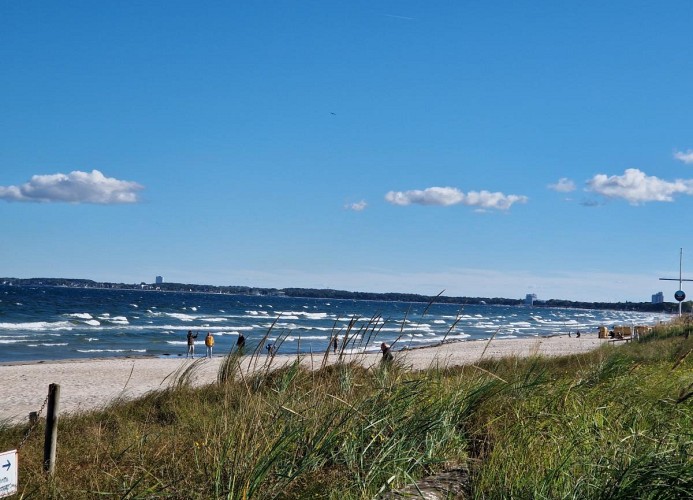 Strand bei Ostwind