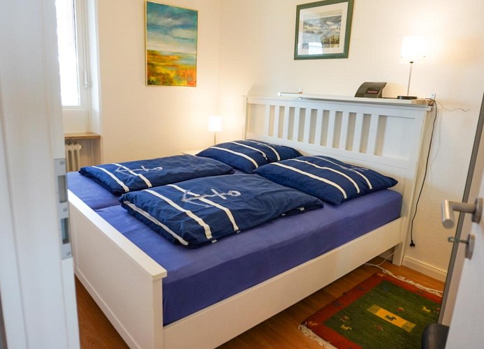 Schalfzimmer mit Doppelbett
