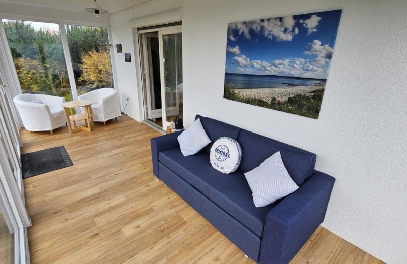 Wintergarten mit neue Schlafcouch