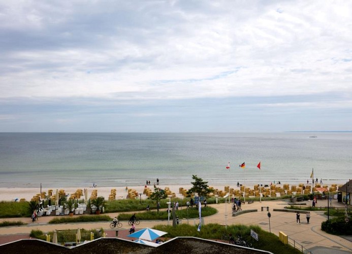 Blick vom Balkon