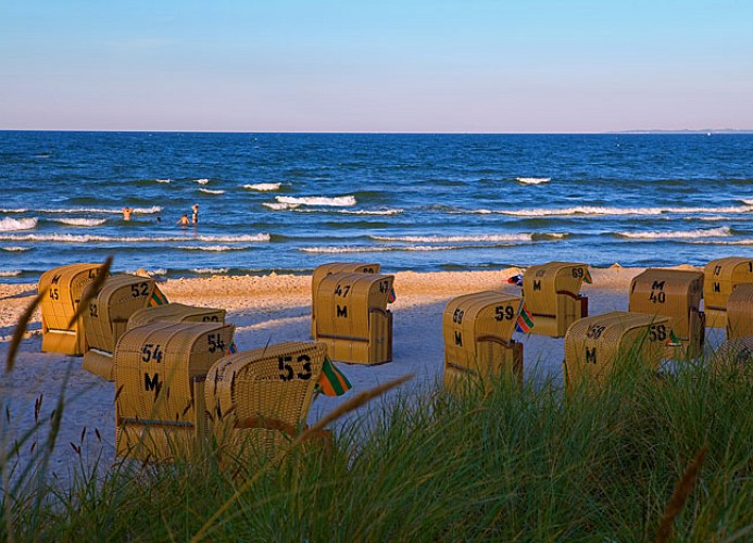 Abendstimmung am Strand von Scharbeutz