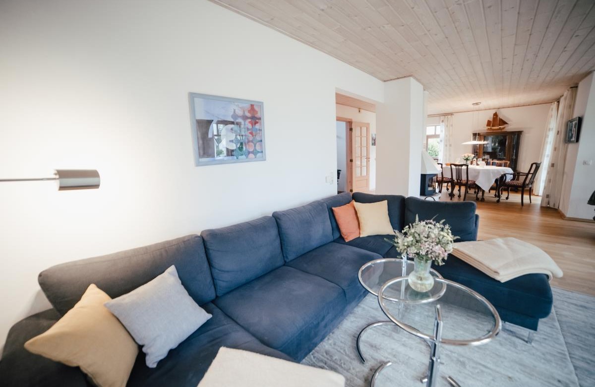 Eckcouch im Wohnzimmer