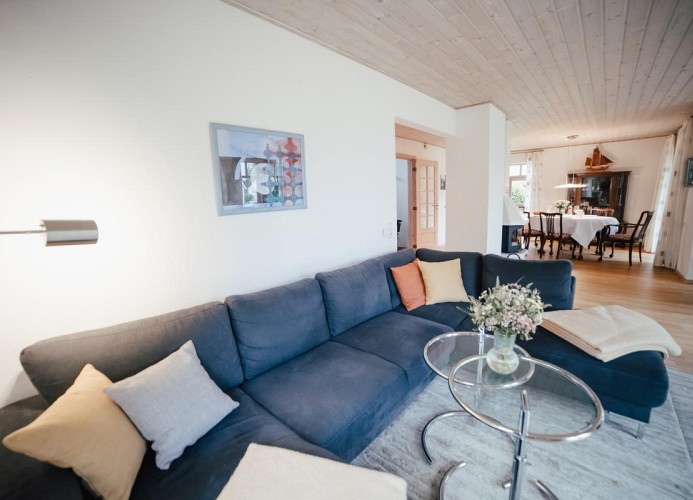 Eckcouch im Wohnzimmer