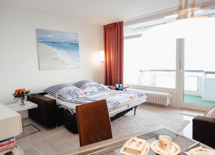 Schlafsofa - vollausziehbares Bett