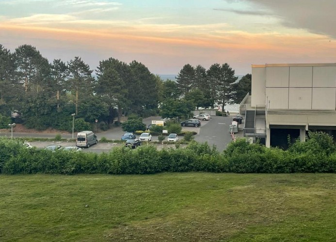 Blick vom Balkon