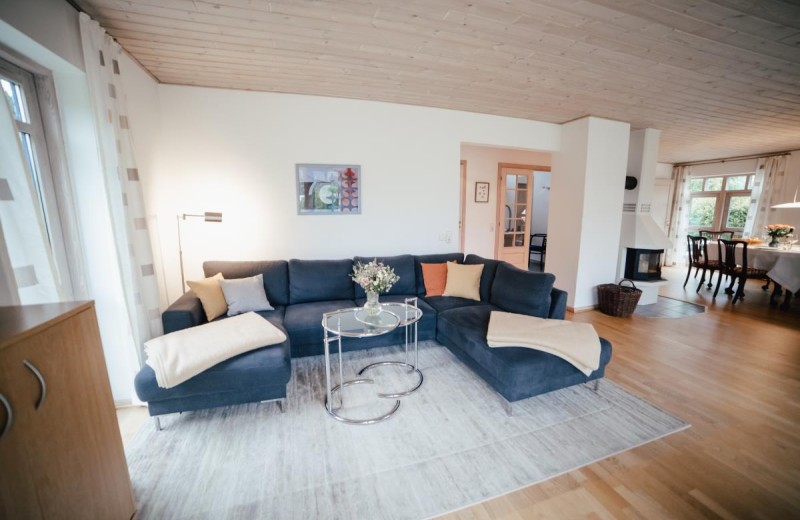 Wohnzimmer mit Kaminofen