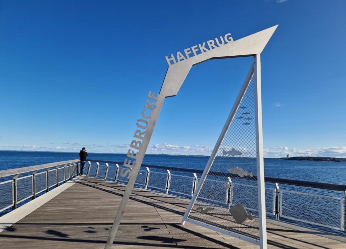 Neue Seebrücke in Haffkrug 