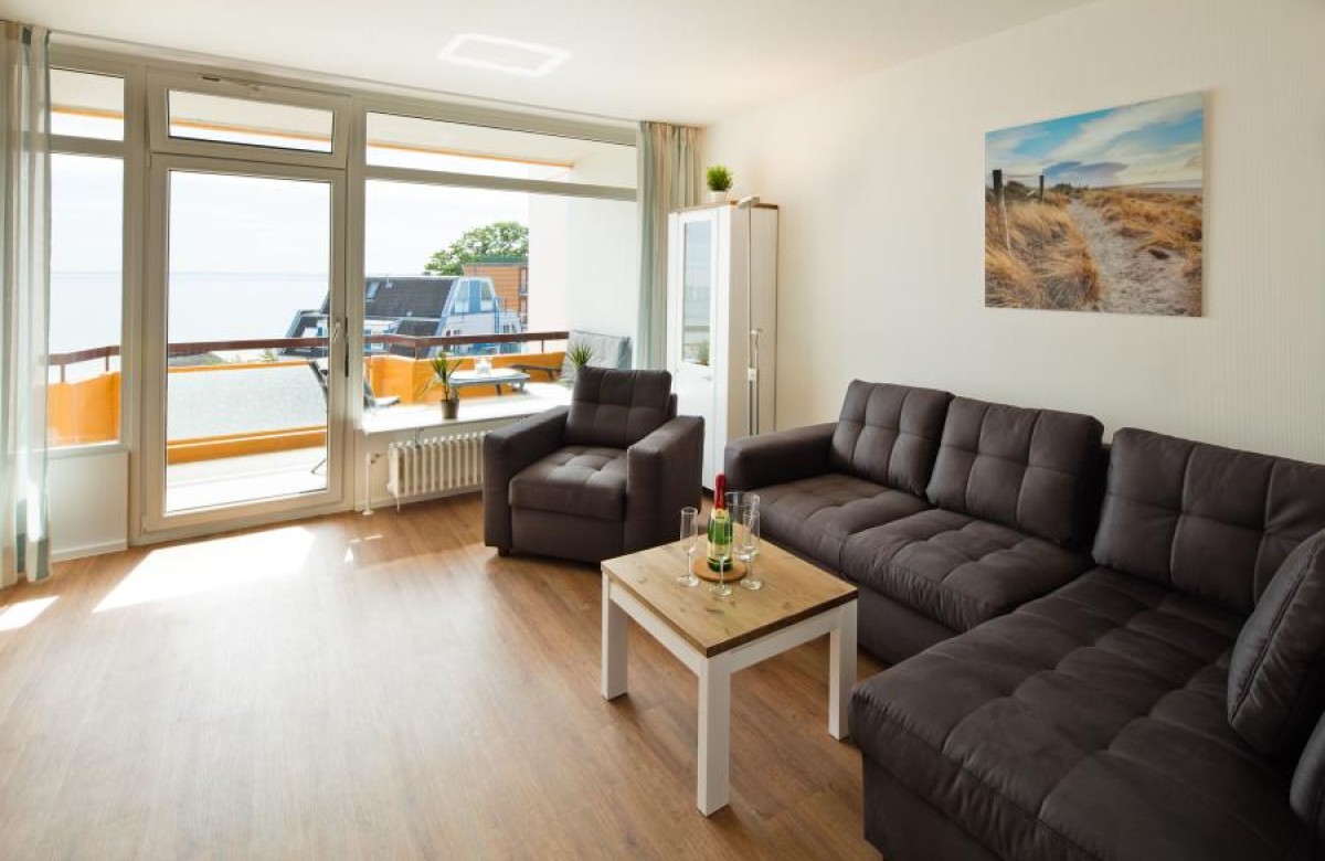 Wohnzimmer - Blick aufs Meer